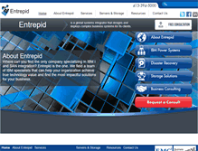Tablet Screenshot of entrepid.com